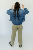 The Carli Cropped Denim Jacket