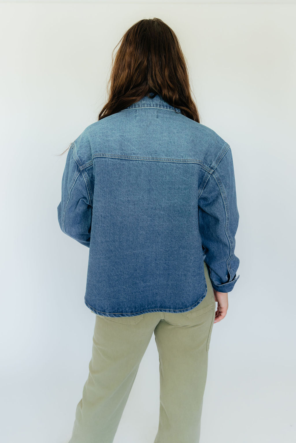 The Carli Cropped Denim Jacket