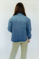 The Carli Cropped Denim Jacket